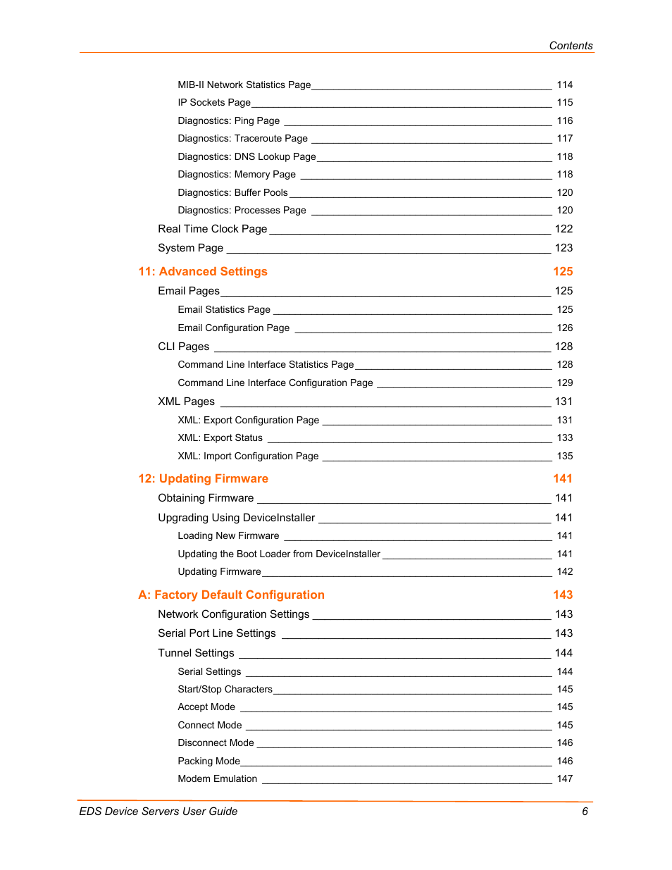 Lantronix EDS Device Servers EDS16PR User Manual | Page 6 / 175