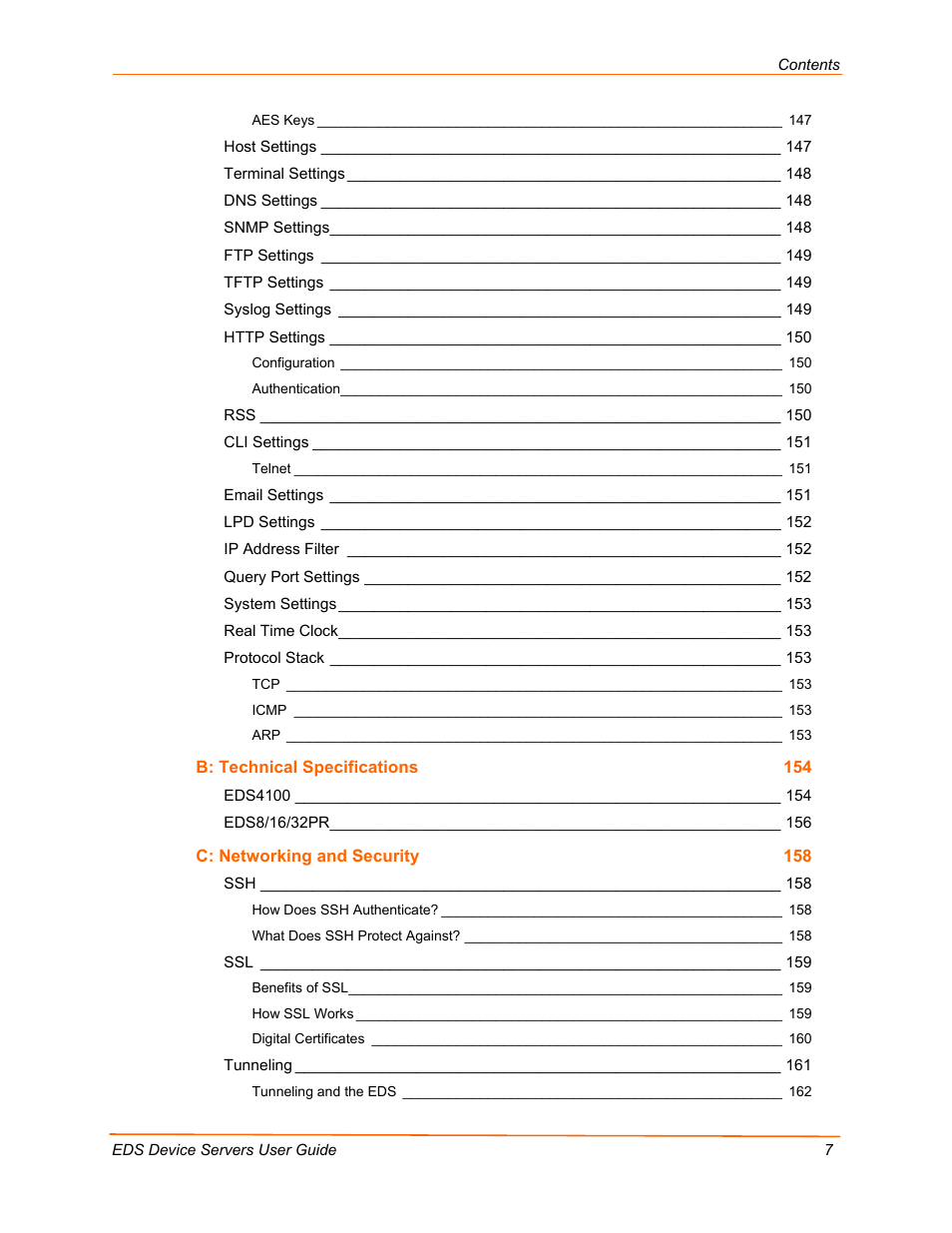 Lantronix EDS Device Servers EDS16PR User Manual | Page 7 / 175