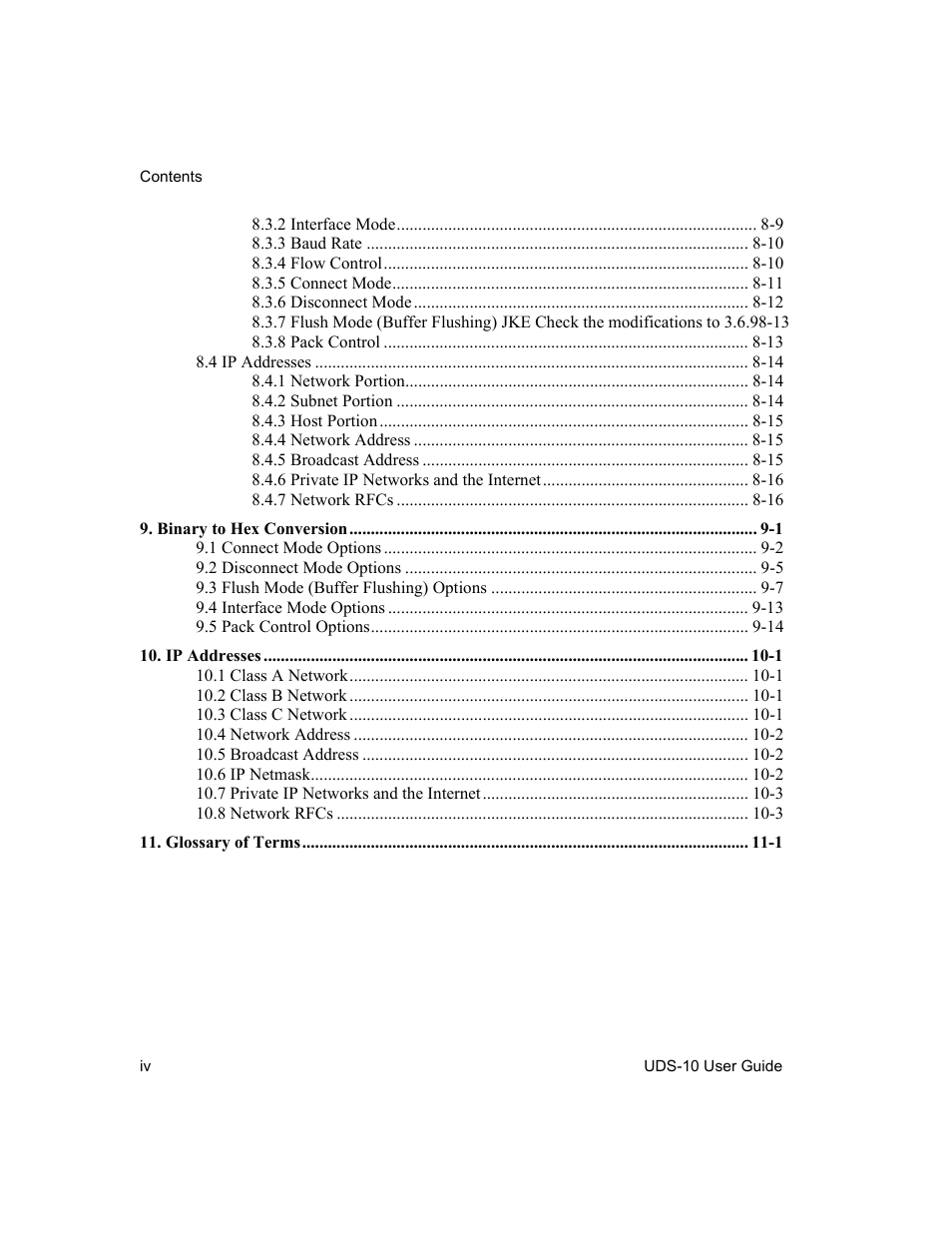 Lantronix Device Server UDS 10 User Manual | Page 10 / 139