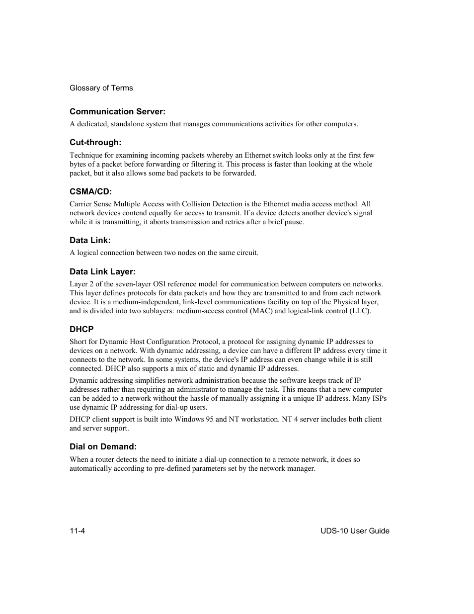 Lantronix Device Server UDS 10 User Manual | Page 126 / 139