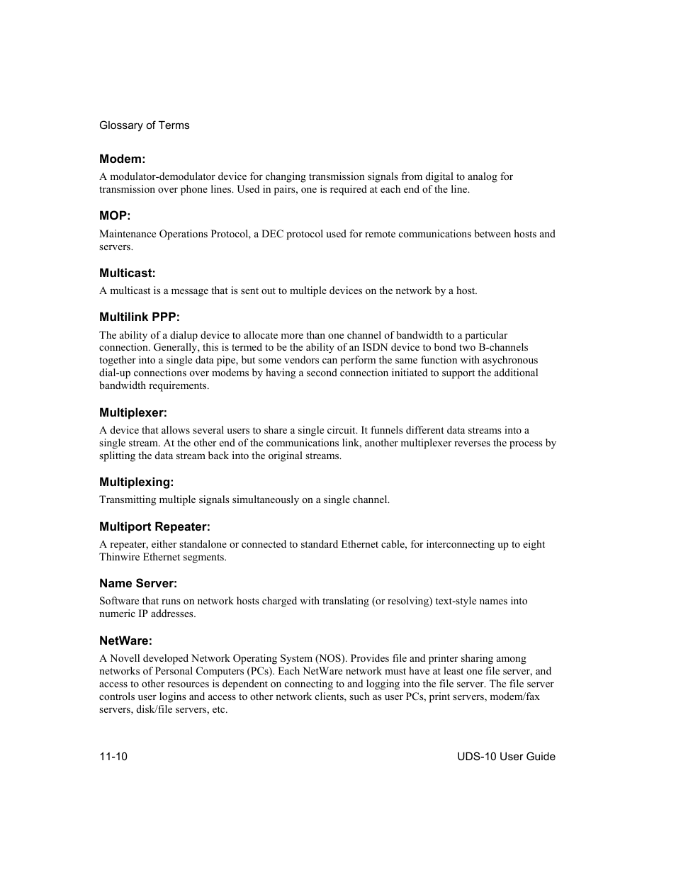 Lantronix Device Server UDS 10 User Manual | Page 132 / 139