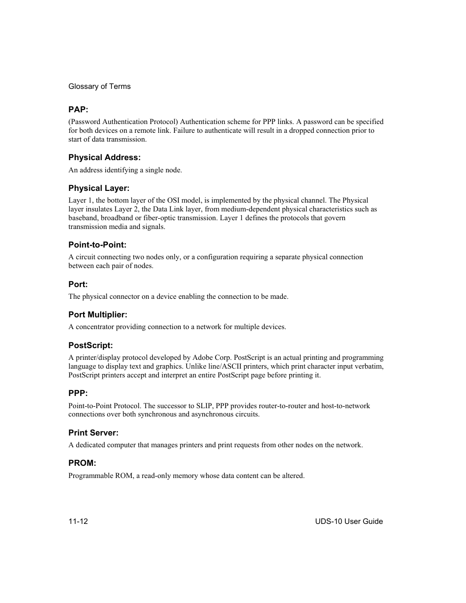 Lantronix Device Server UDS 10 User Manual | Page 134 / 139