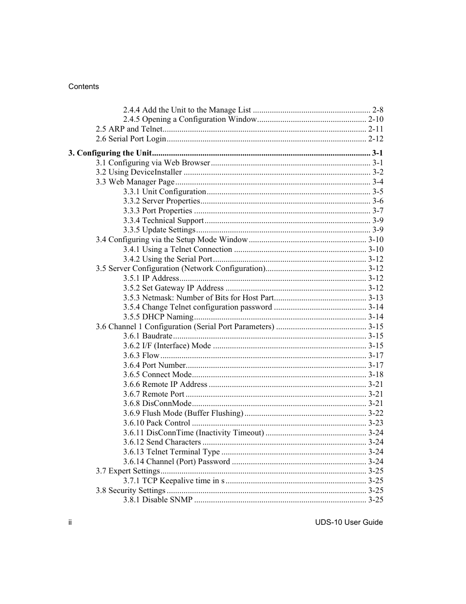 Lantronix Device Server UDS 10 User Manual | Page 8 / 139
