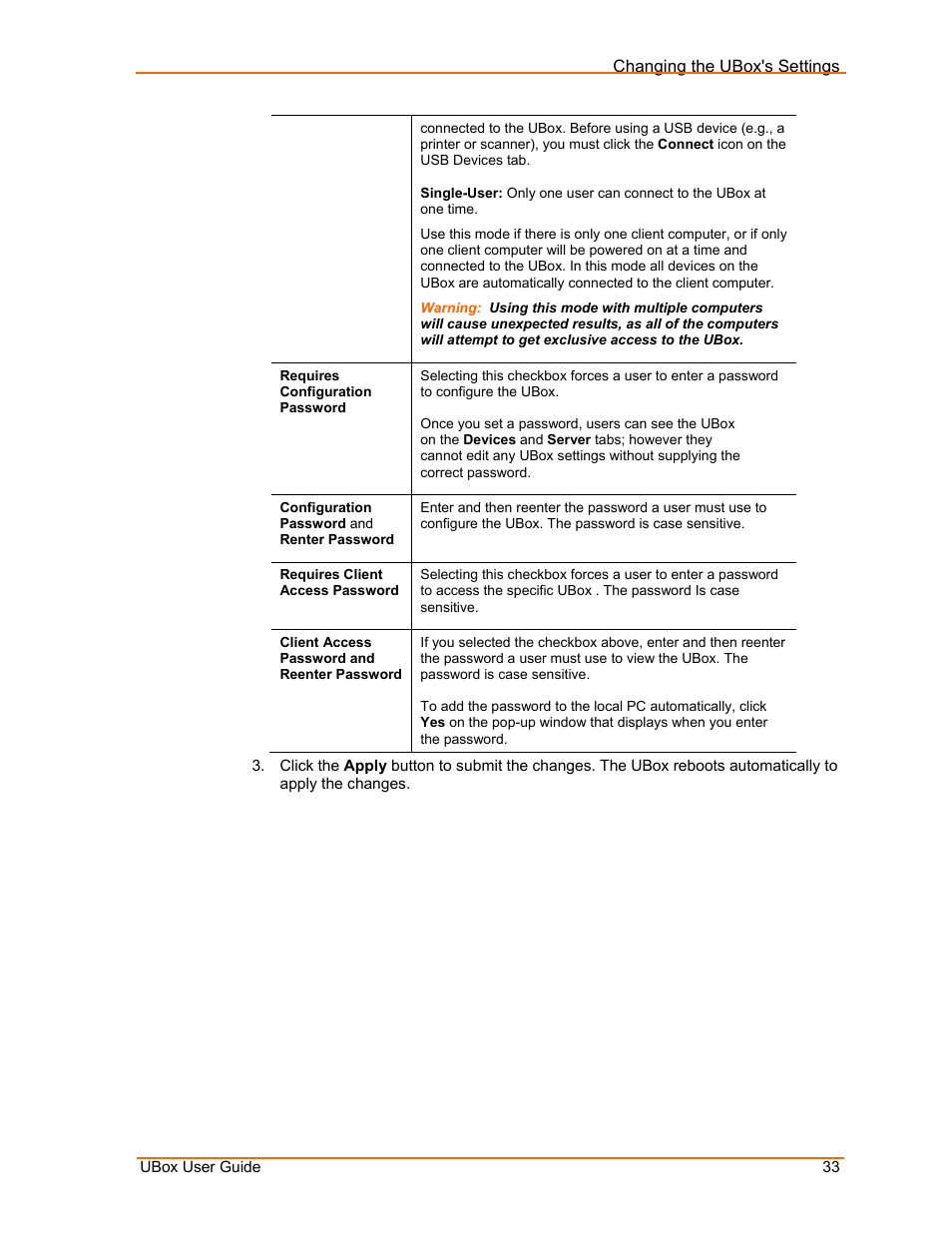 Lantronix UBox UBX4100 User Manual | Page 33 / 74
