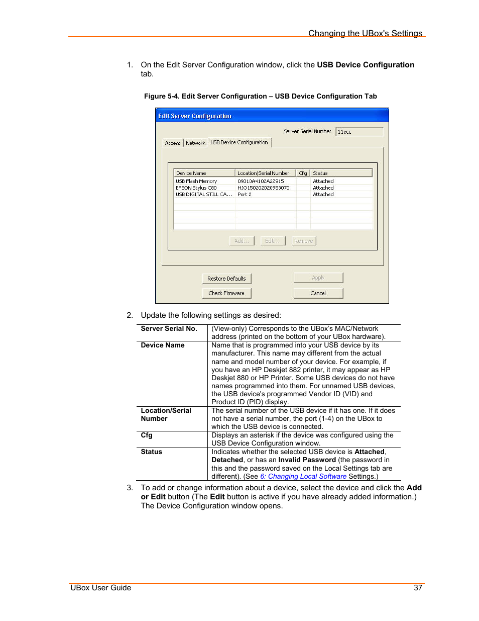 Lantronix UBox UBX4100 User Manual | Page 37 / 74