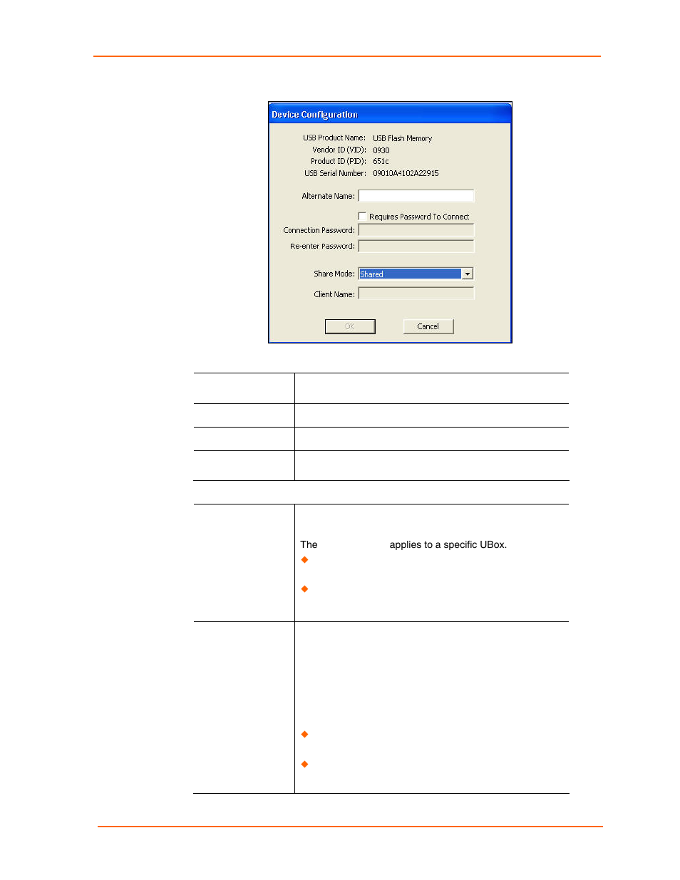 Figure 5-5. device configuration window | Lantronix UBOX 2100 User Manual | Page 38 / 79