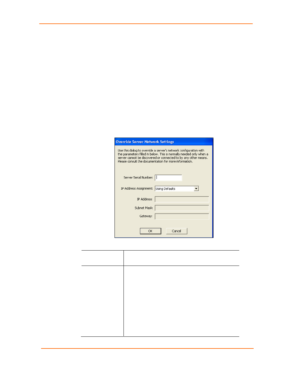 Overriding server network settings | Lantronix UBOX 2100 User Manual | Page 42 / 79