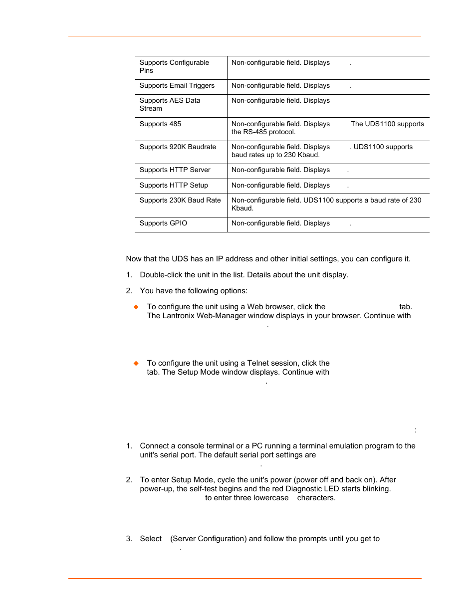 Assigning the ip address: serial port login, Next step | Lantronix UDS1100 User Manual | Page 20 / 84