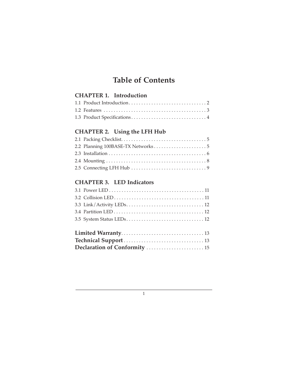 Lantronix MINI FAST LFH4-M User Manual | Page 2 / 18