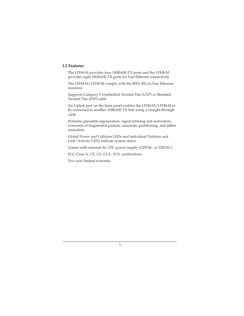 Lantronix MINI FAST LFH4-M User Manual | Page 4 / 18