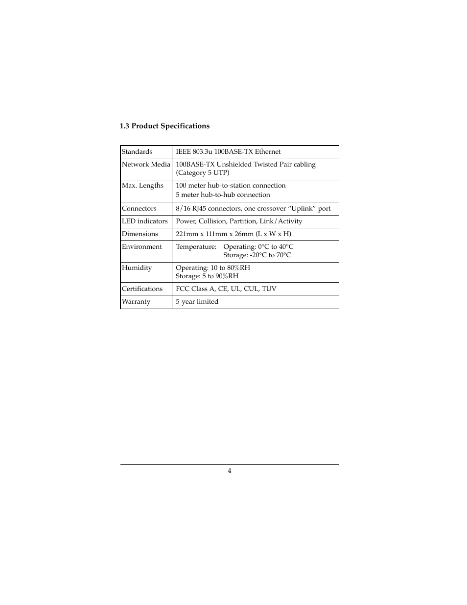 Lantronix MINI FAST LFH4-M User Manual | Page 5 / 18