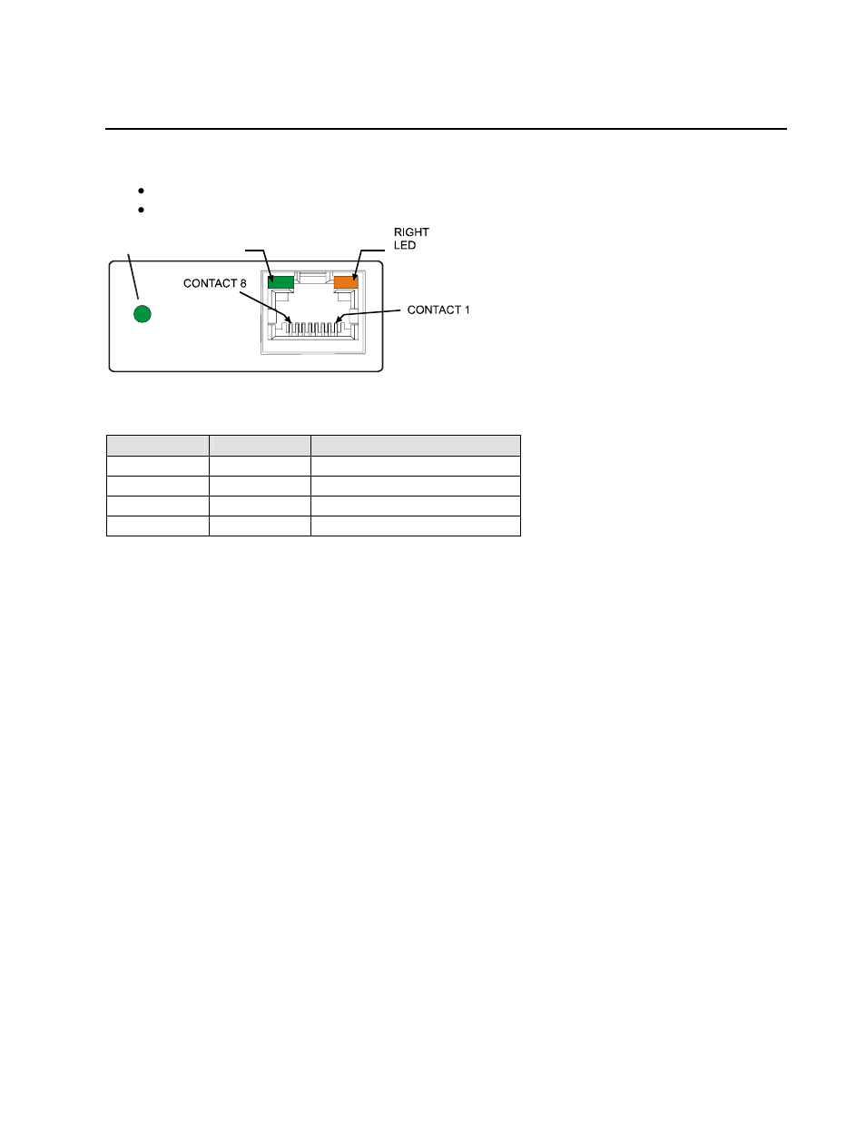 Ethernet interface, 4 ethernet interface -3, Figure 6 - ethernet jack -3 | Table 2 - net485 led functions -3, And figure 6, 4 ethernet interface | Lantronix Device Server MSS 485 User Manual | Page 19 / 74