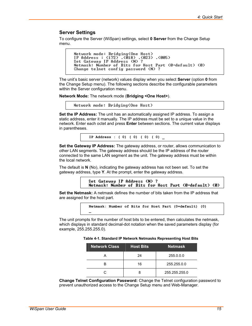 Lantronix WiSpan User Manual | Page 15 / 48