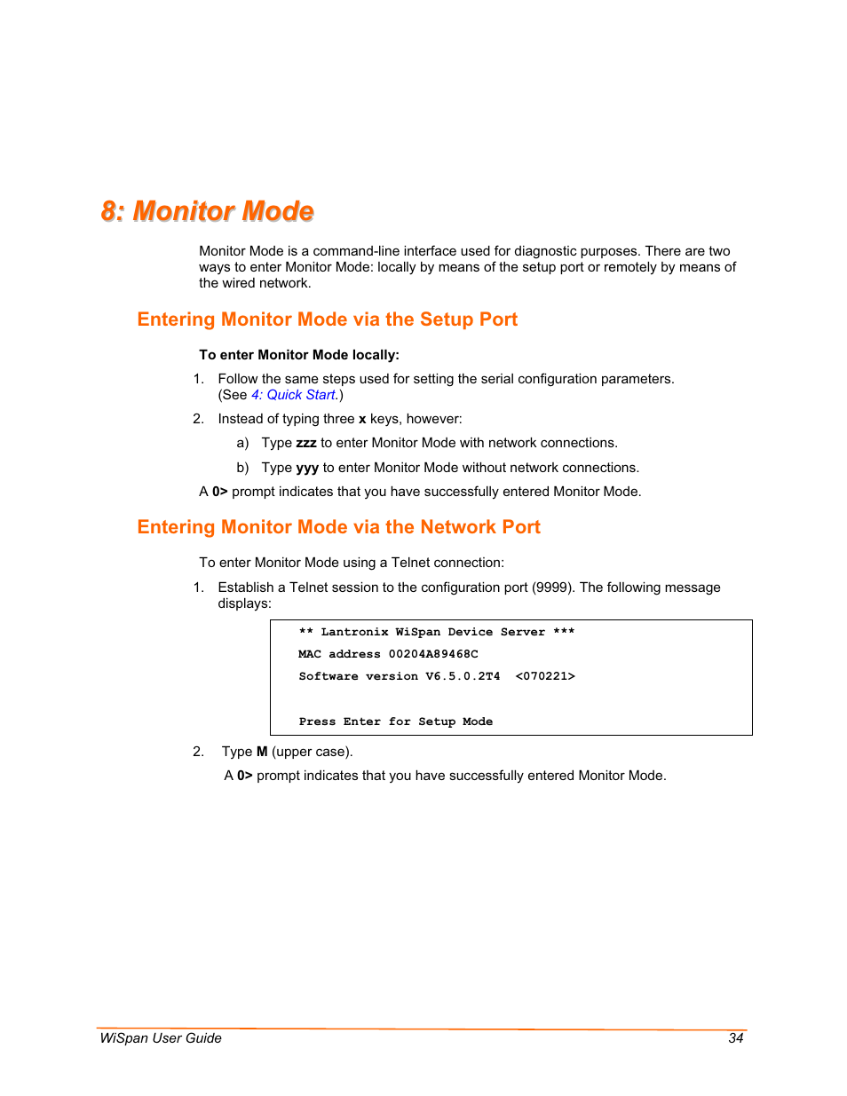 Lantronix WiSpan User Manual | Page 34 / 48