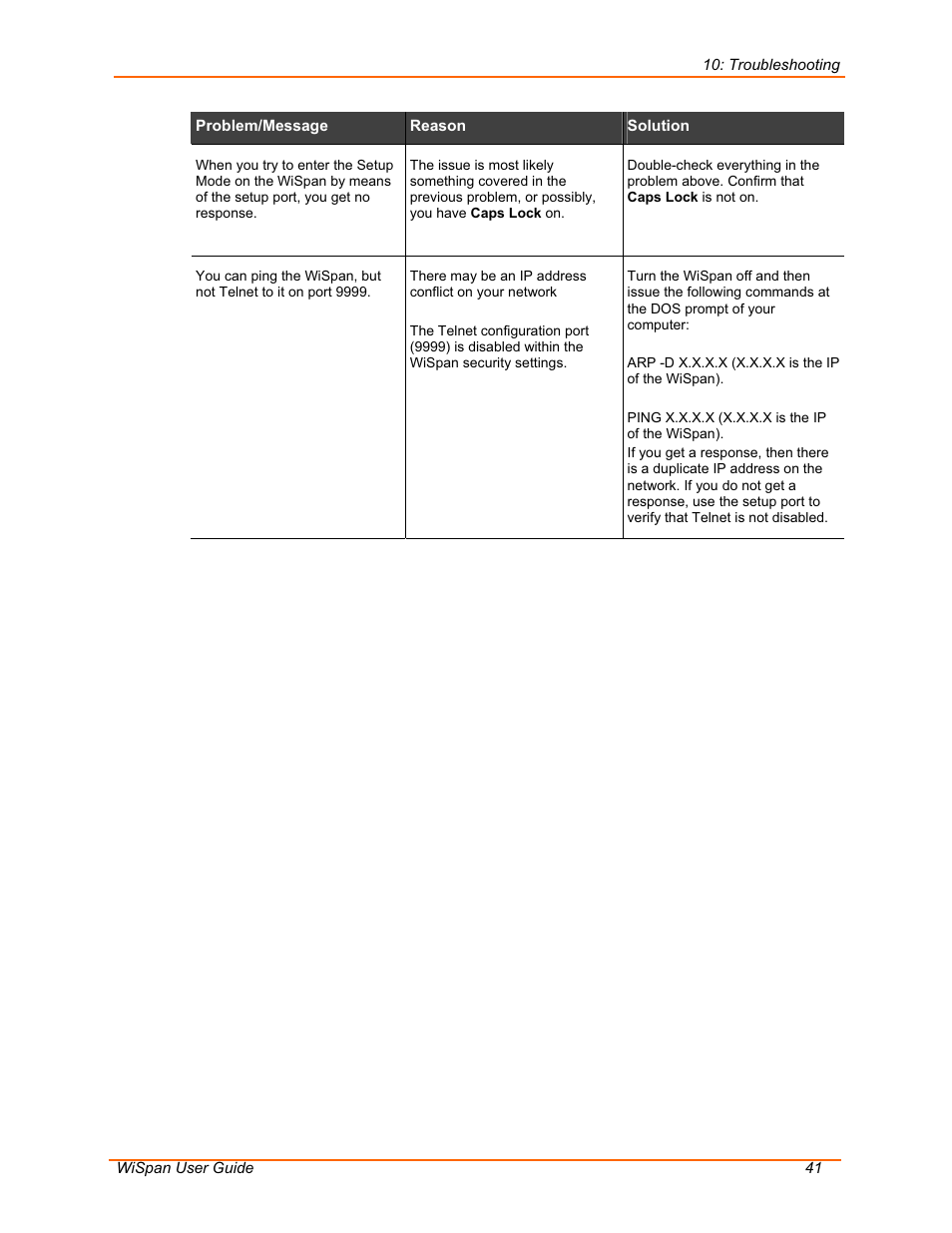 Lantronix WiSpan User Manual | Page 41 / 48