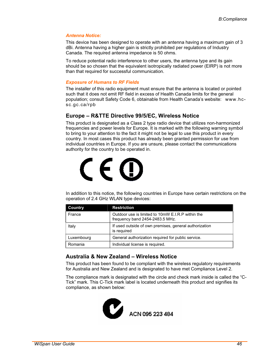 Lantronix WiSpan User Manual | Page 46 / 48