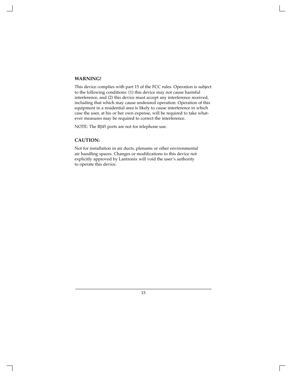 Lantronix LSW2F8 User Manual | Page 16 / 18