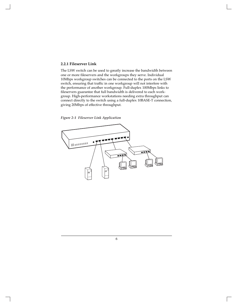 1 fileserver link | Lantronix LSW2F8 User Manual | Page 7 / 18
