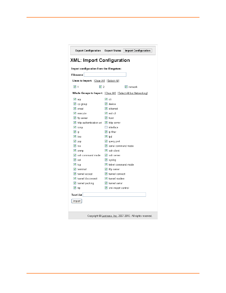 Lantronix XPort AR User Manual | Page 127 / 142