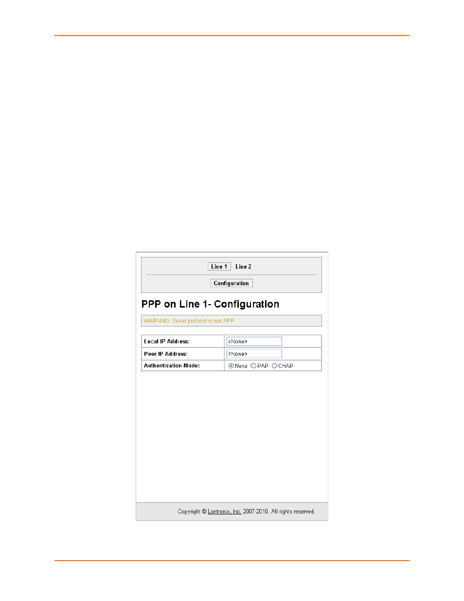 Lantronix XPort AR User Manual | Page 68 / 142