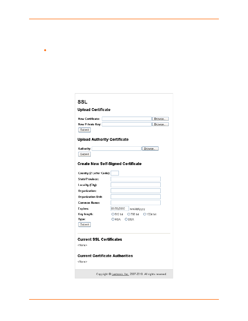 Ssl configuration | Lantronix XPort AR User Manual | Page 91 / 142