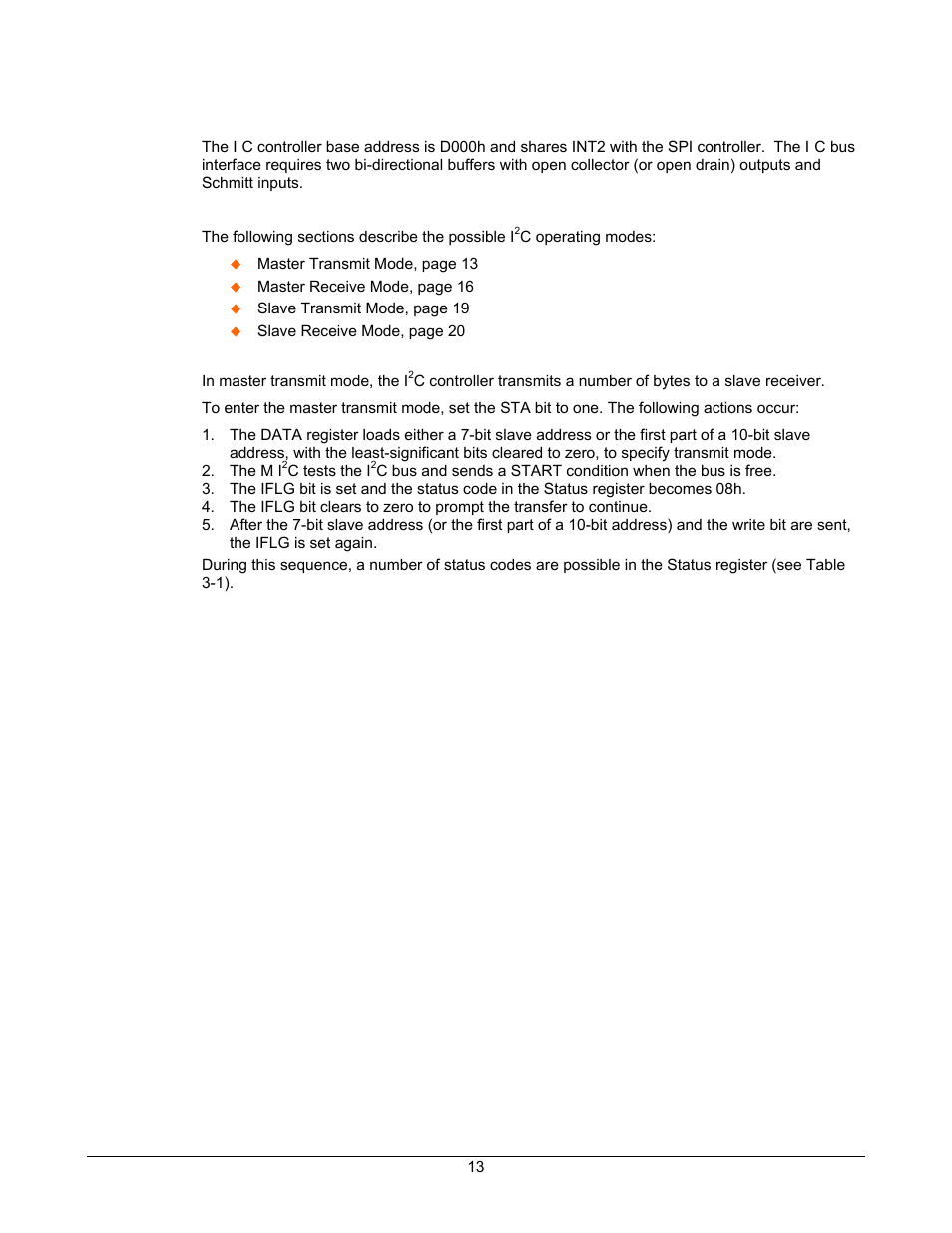 Master transmit mode, C controller, Operating modes | Lantronix DSTni-EX User Manual | Page 21 / 95