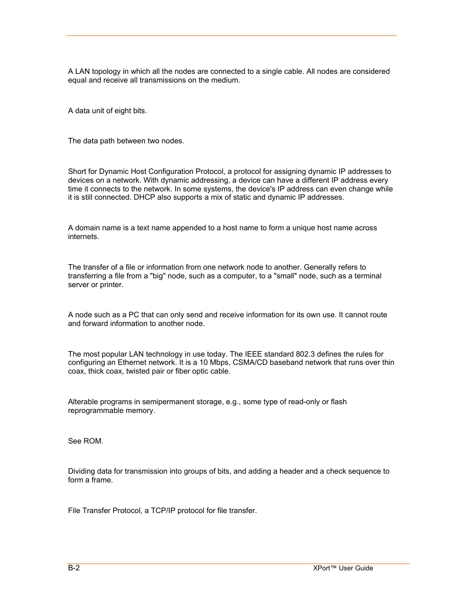 Lantronix XPort User Manual | Page 82 / 87
