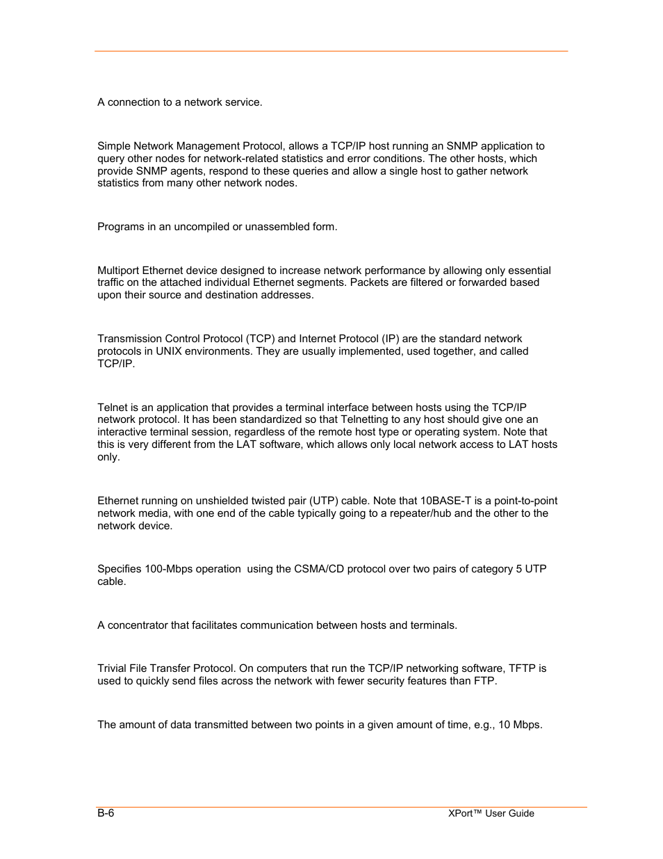 Lantronix XPort User Manual | Page 86 / 87