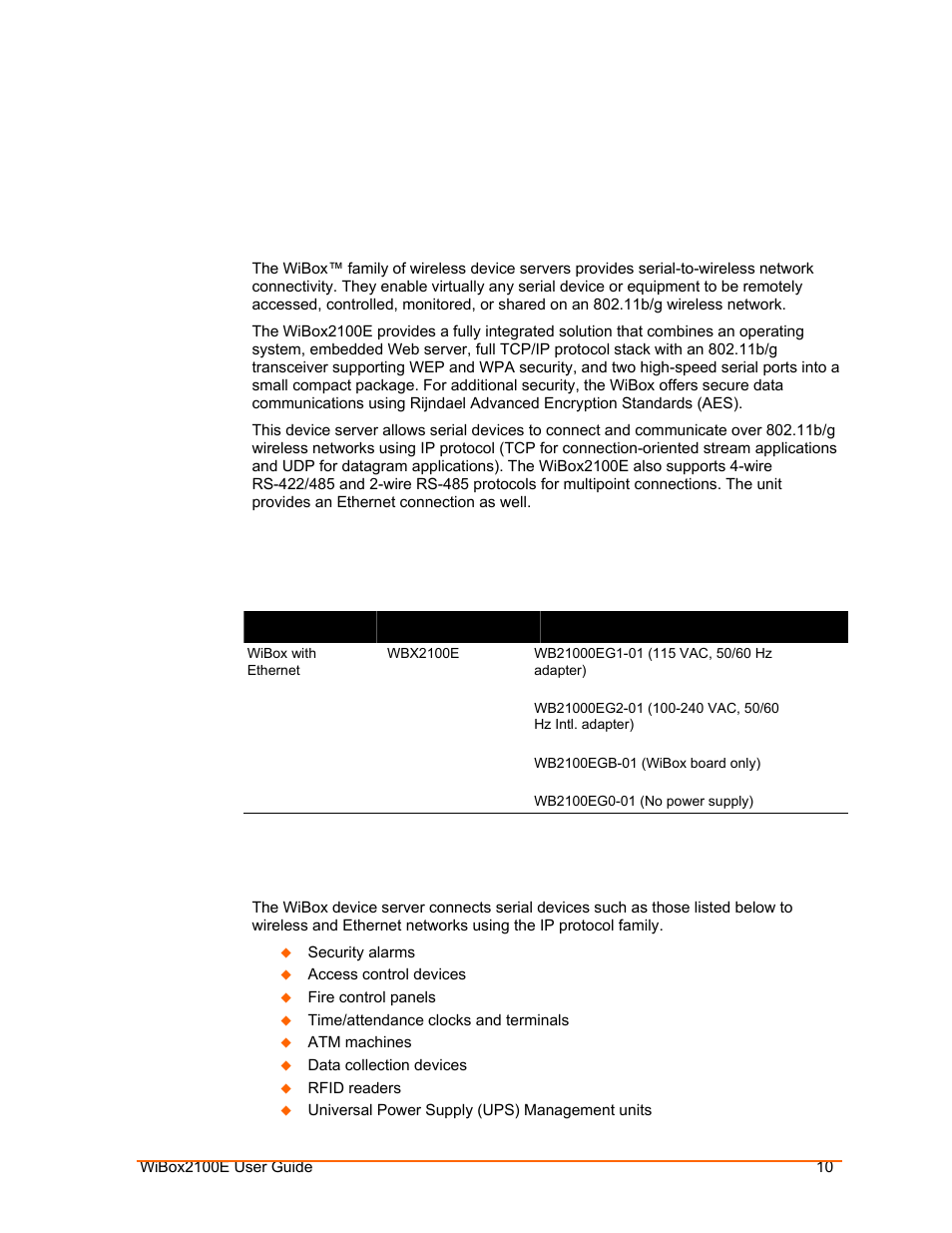 Introduction, Applications | Lantronix Ethernet User Manual | Page 10 / 92