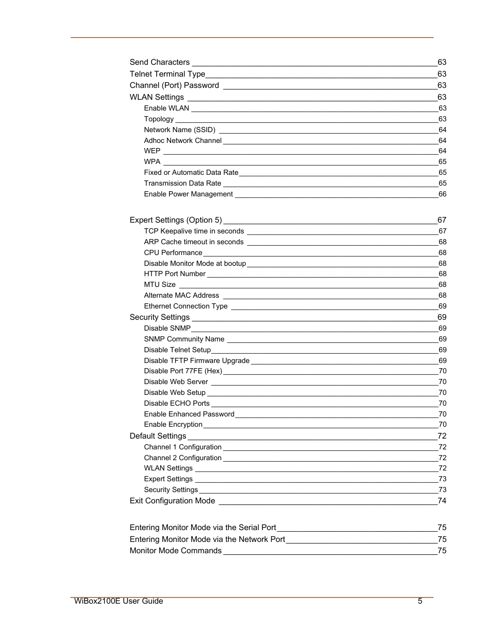 Lantronix Ethernet User Manual | Page 5 / 92