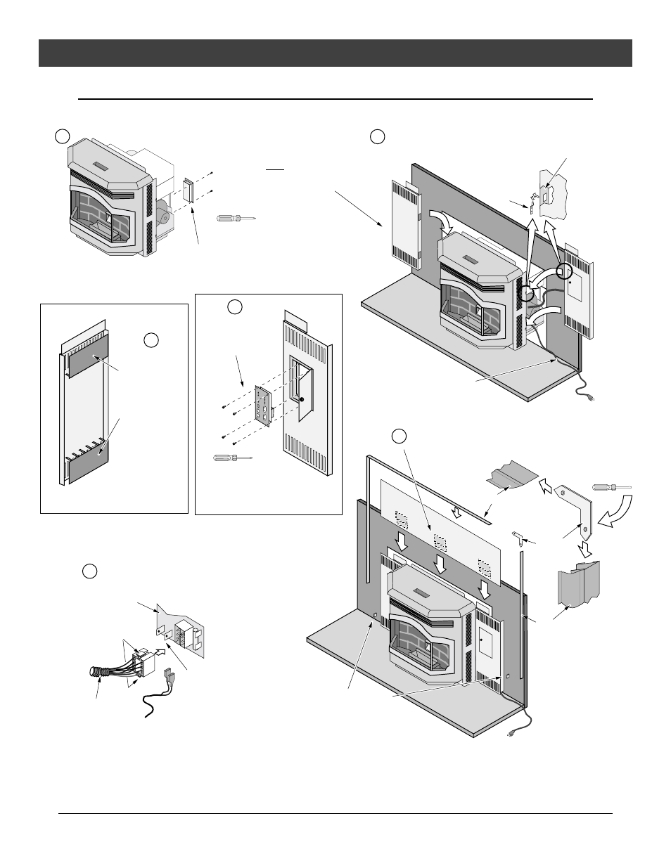 Installation, Surround panel & circuit board installation | Lopi Yankee Bay Pellet Insert User Manual | Page 14 / 40