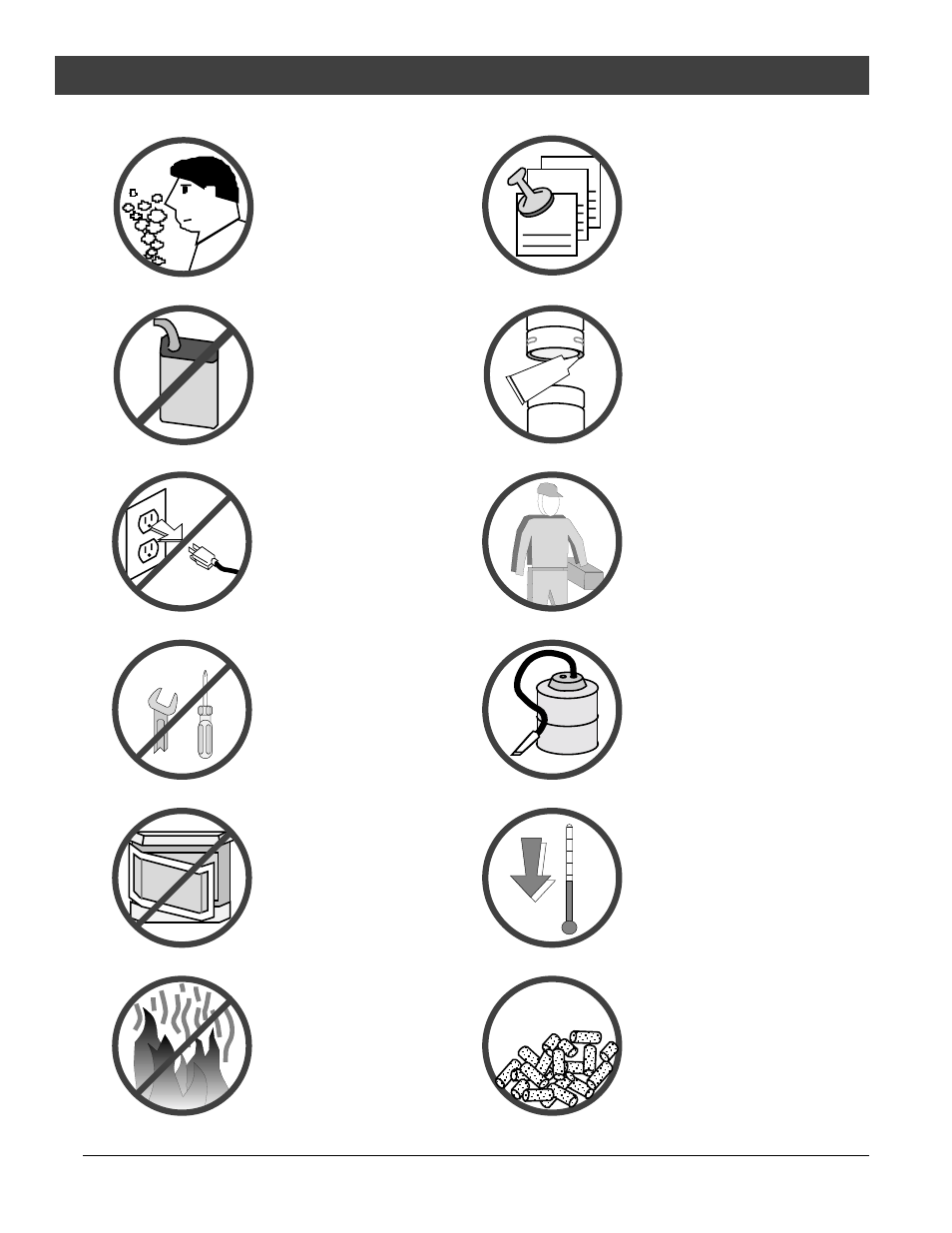 Safety precautions | Lopi Yankee Bay Pellet Insert User Manual | Page 4 / 40