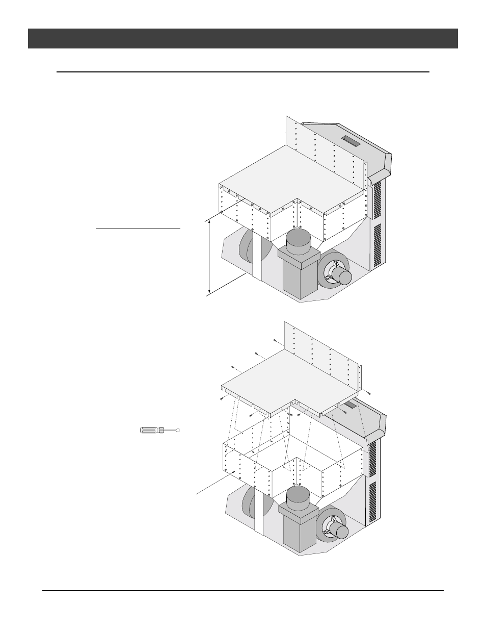 Installation, Hopper extension set-up | Lopi Yankee Bay Pellet Insert User Manual | Page 8 / 40