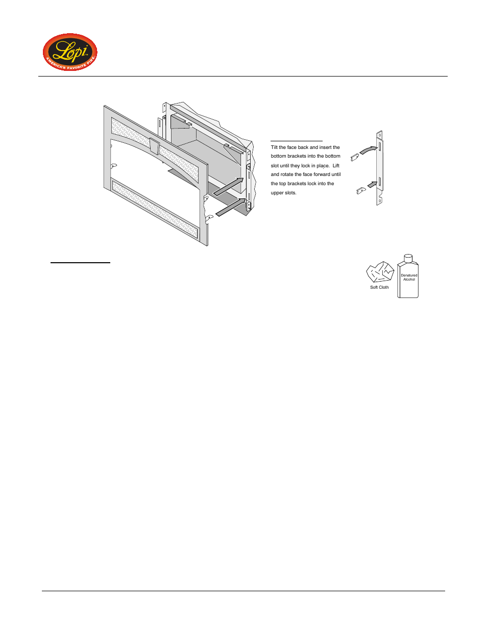 Wilmington dvs face | Lopi WILMINGTON DVS FACE 99500146 User Manual | Page 2 / 2