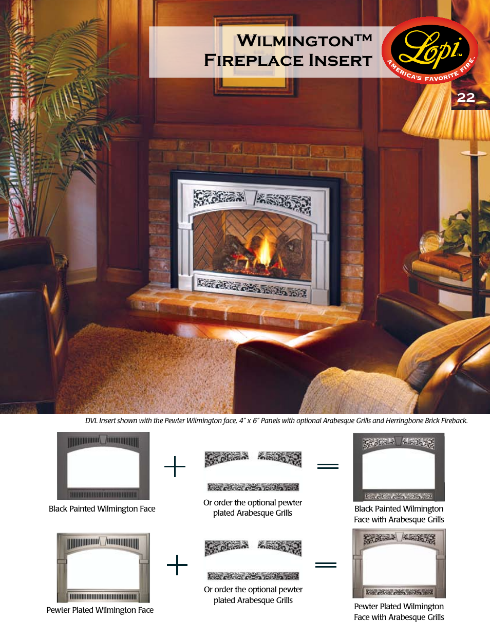 Wilmington™ fireplace insert | Lopi Gas Stove And Fireplace User Manual | Page 23 / 28