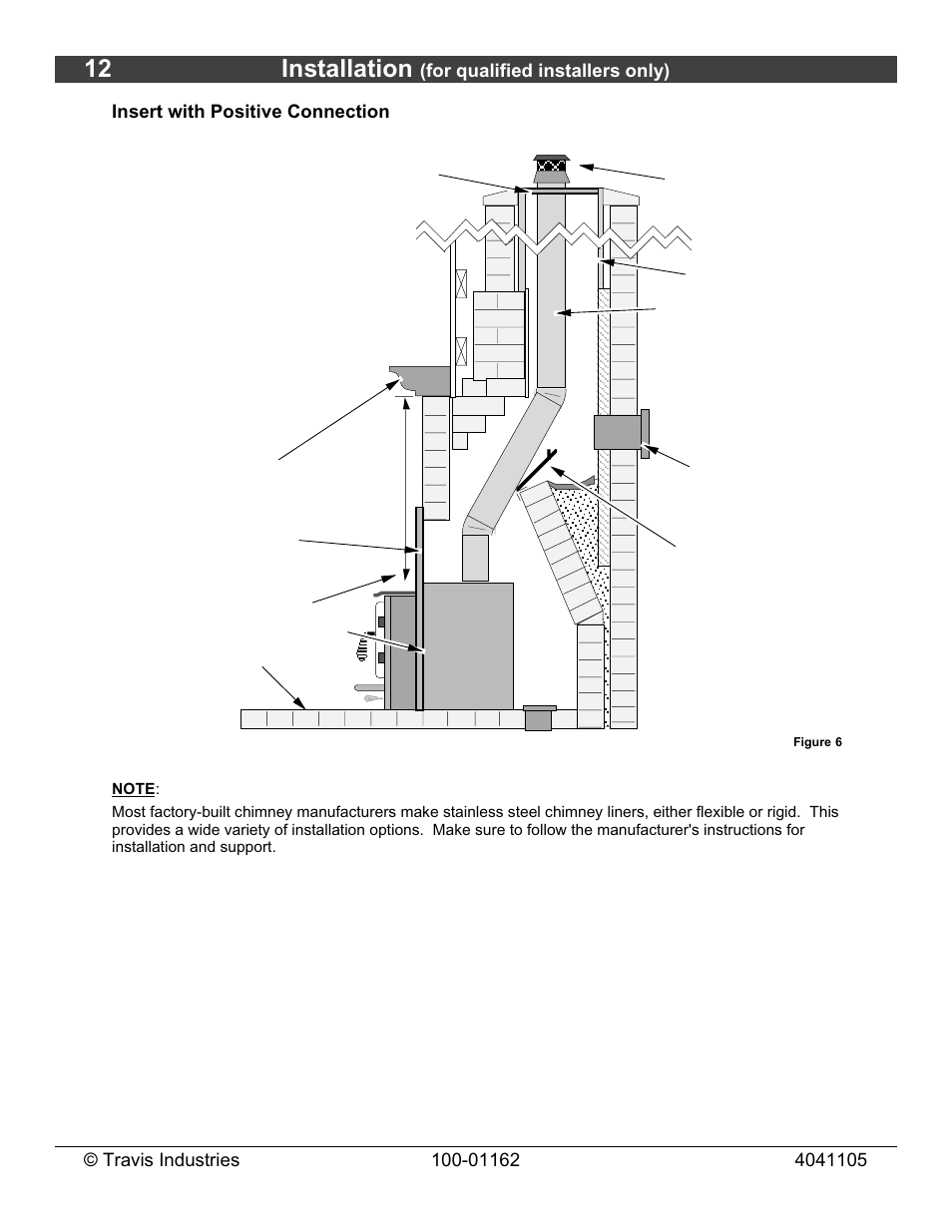 12 installation | Lopi Freedom Fireplace Insert User Manual | Page 12 / 34