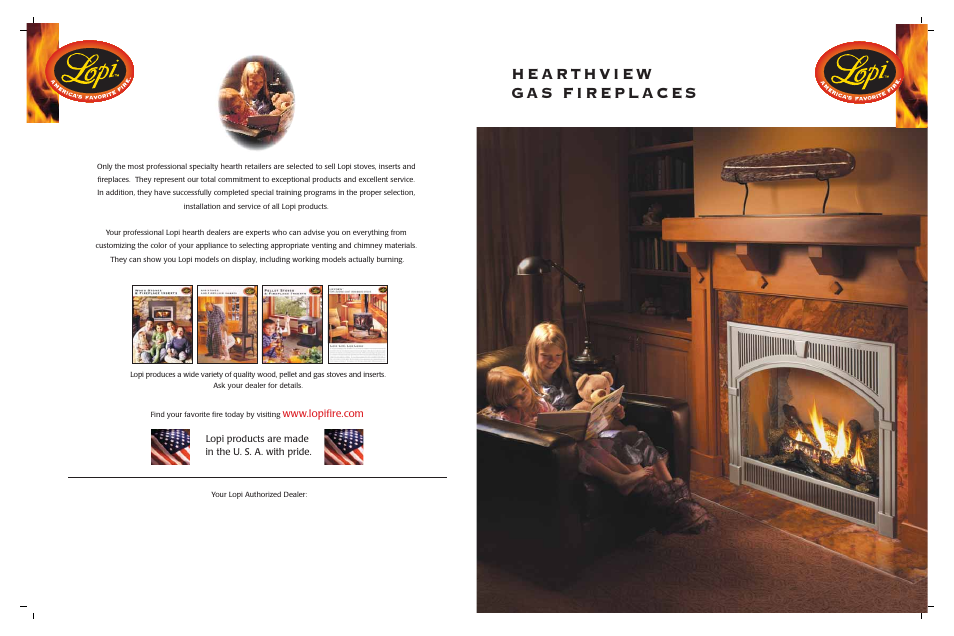 Lopi Heartview Gas Fireplace User Manual | 16 pages