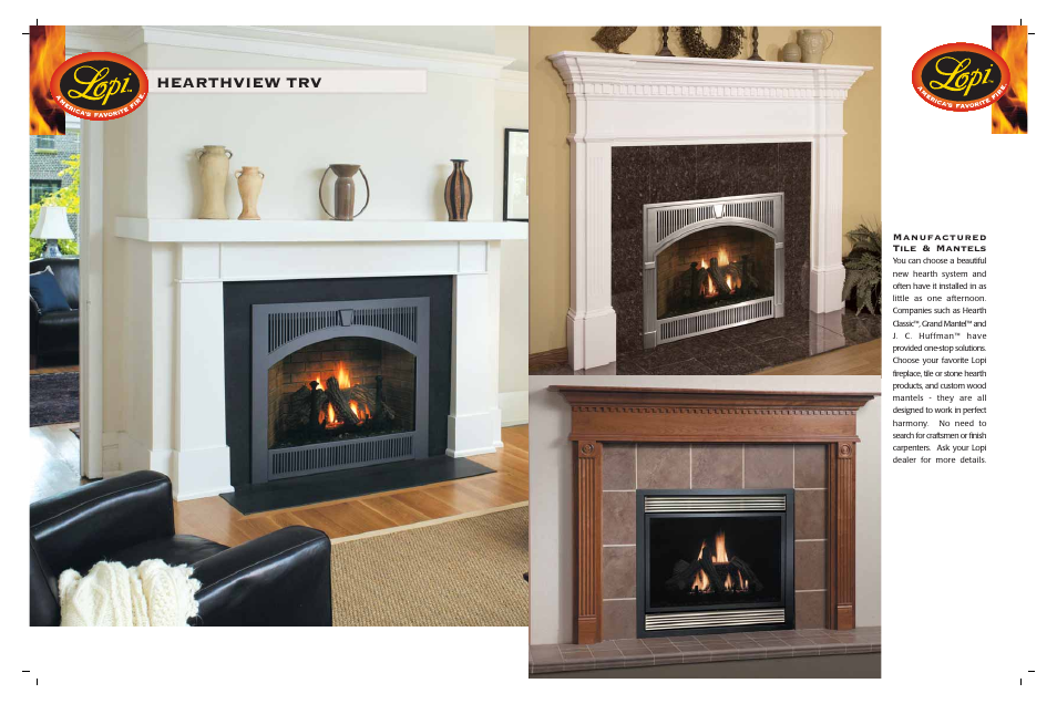 Hearthview trv | Lopi Heartview Gas Fireplace User Manual | Page 11 / 16