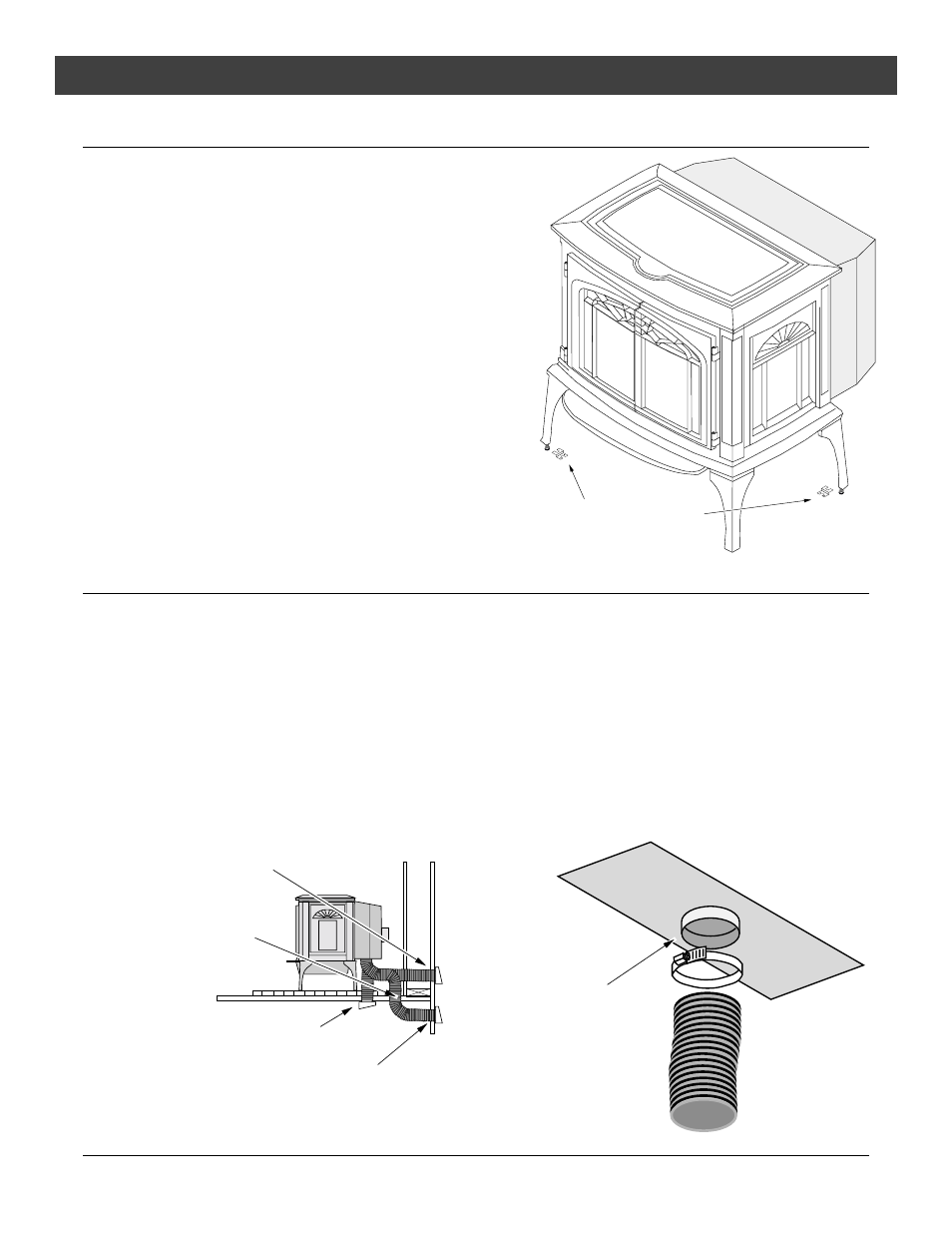 Installation, For qualified installers only), Mobile home requirements | Outside air (used for combustion) | Lopi Leyden Pellet Stove User Manual | Page 11 / 42
