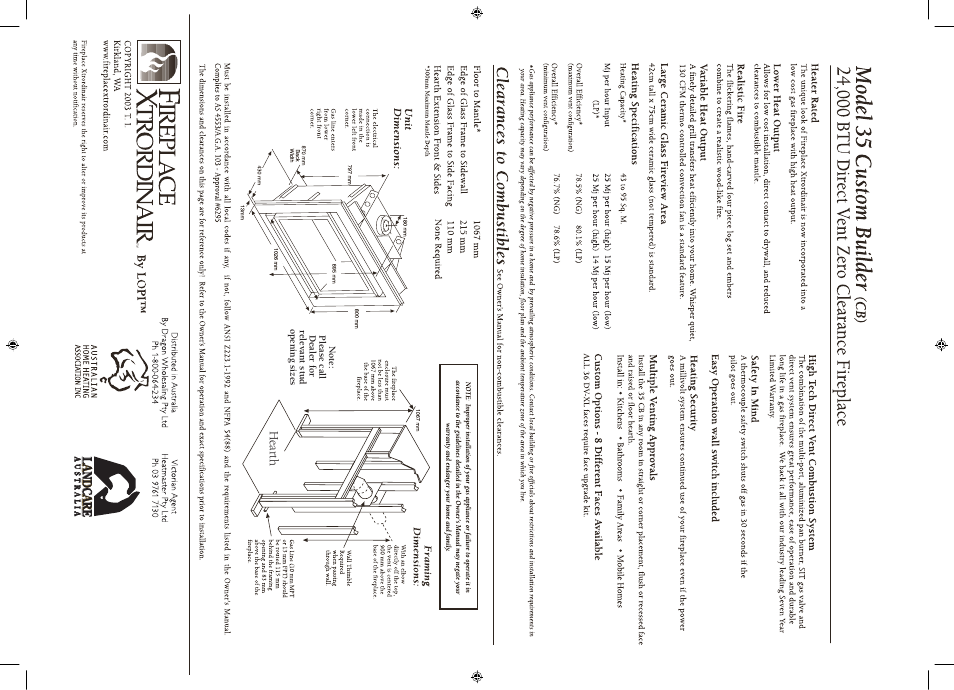 Hearth | Lopi 35 Custom Builder User Manual | Page 4 / 4