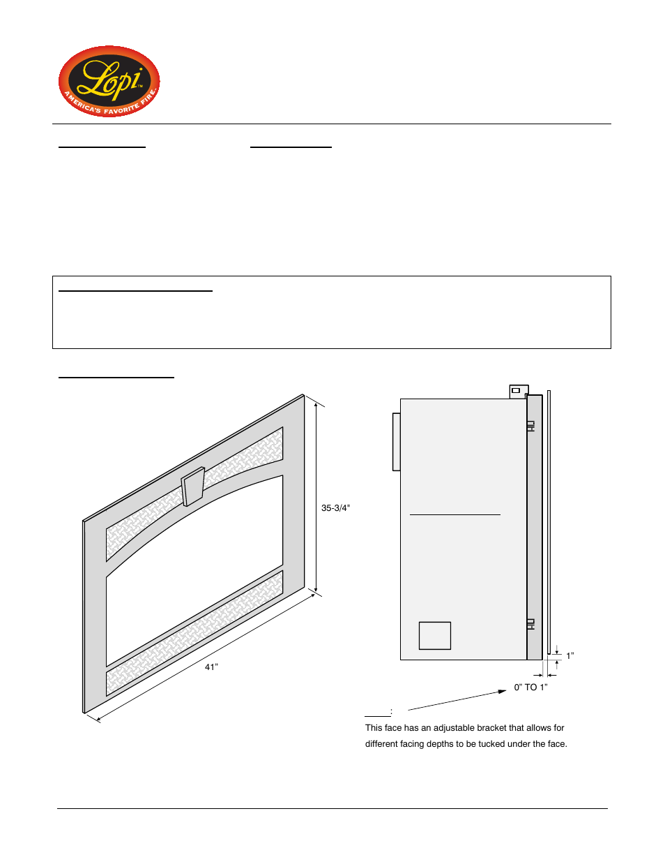 Lopi BLACK 99300496 User Manual | 6 pages