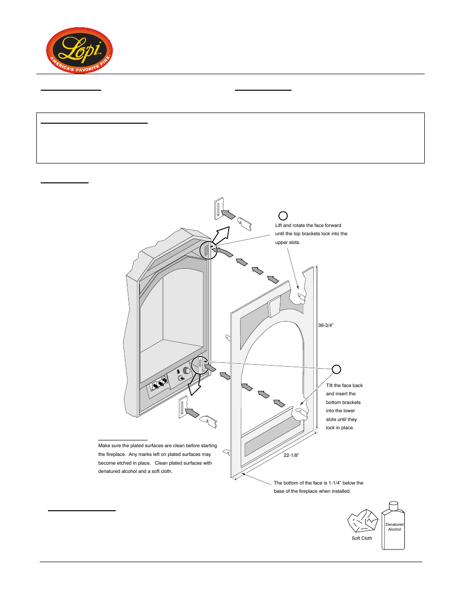 Lopi PEWTER 9850034 User Manual | 1 page