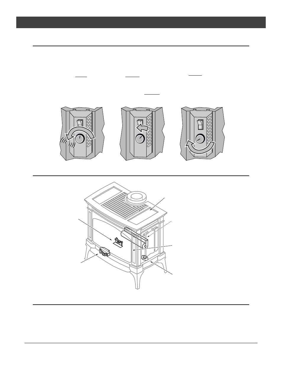 Operation, Adjusting the blower speed (optional), Normal operating sounds | Normal operating odors, High | Lopi Direct Vent Freestanding Stove User Manual | Page 31 / 48