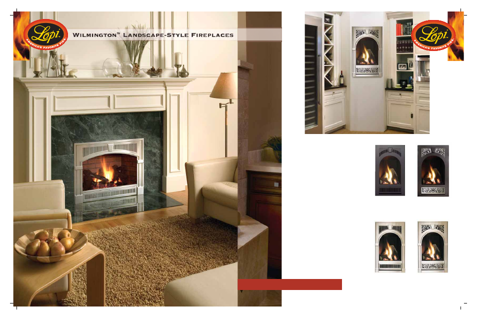 Wilmington, Landscape-style fireplaces 11 8 | Lopi 21 TRV User Manual | Page 12 / 20