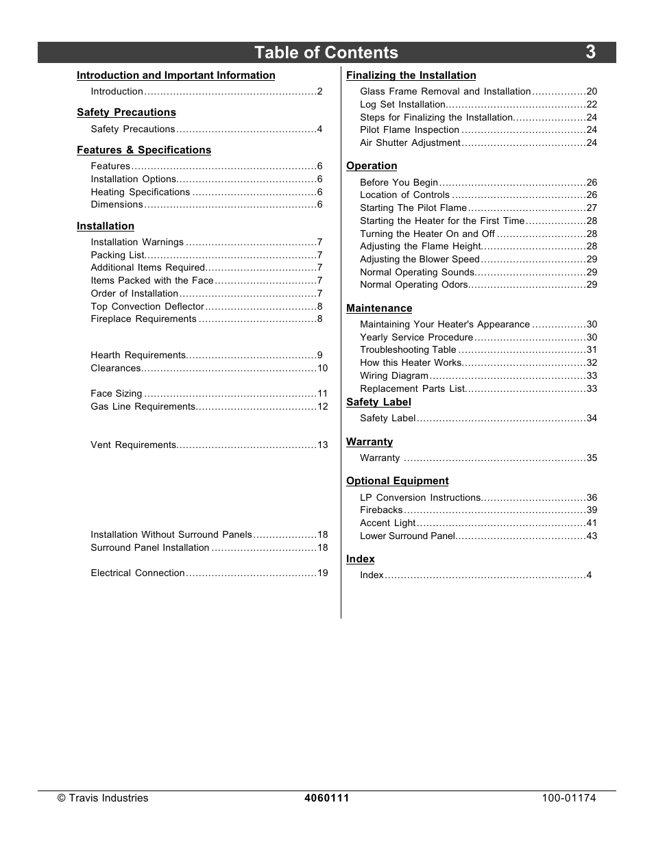 Lopi DVL Insert EF II User Manual | Page 3 / 44