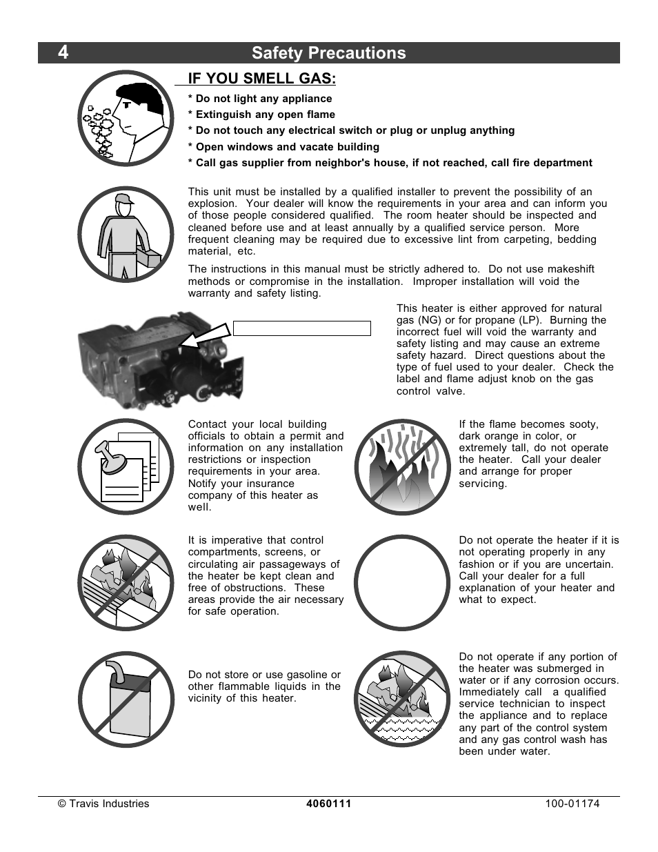 Safety precautions | Lopi DVL Insert EF II User Manual | Page 4 / 44