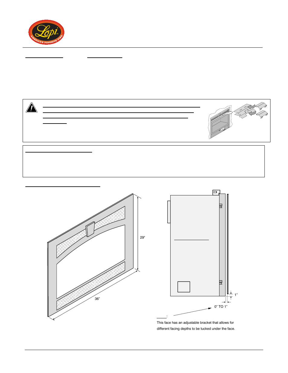 Lopi 564 User Manual | 6 pages