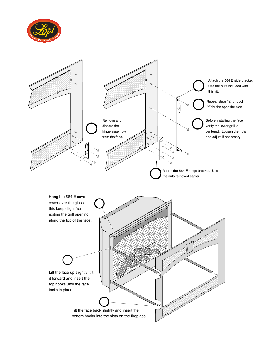 Bostonian (564) wilmington face | Lopi 564 User Manual | Page 6 / 6