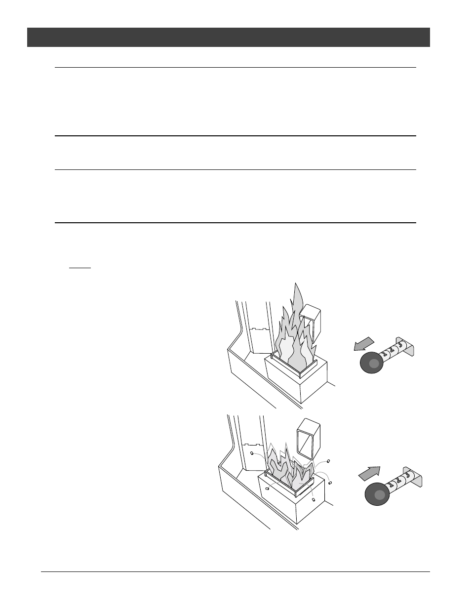 Installation, Alcove installation requirements, Baffle installation | Door seal verification, Restrictor adjustment | Lopi Horizontal Or Vertical Vent Freestanding Stove Yankee Pellet Stove User Manual | Page 12 / 42