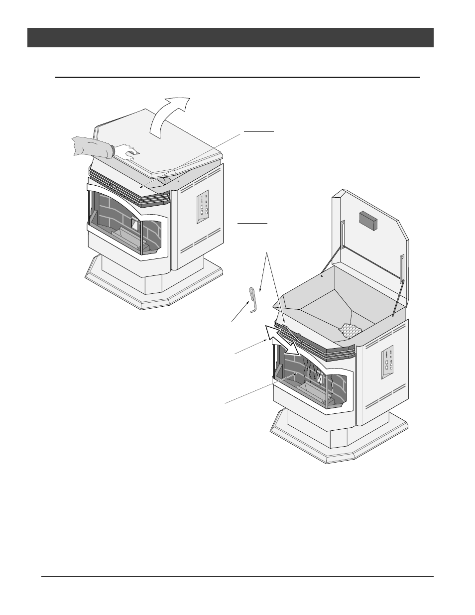 Maintenance | Lopi Horizontal Or Vertical Vent Freestanding Stove Yankee Pellet Stove User Manual | Page 28 / 42